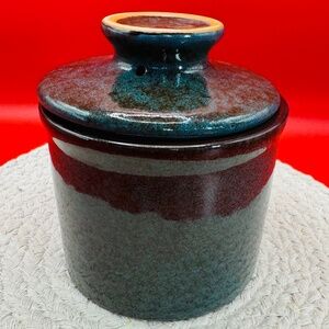 Teapeak Pottery Butter Keeper Crock